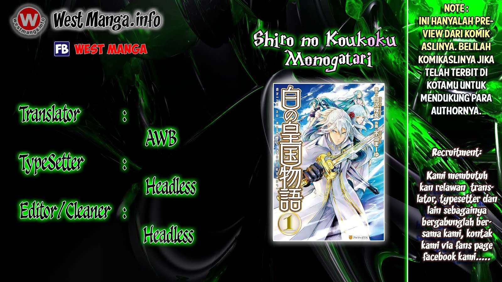 Shiro no Koukoku Monogatari chapter 56 halaman 1
