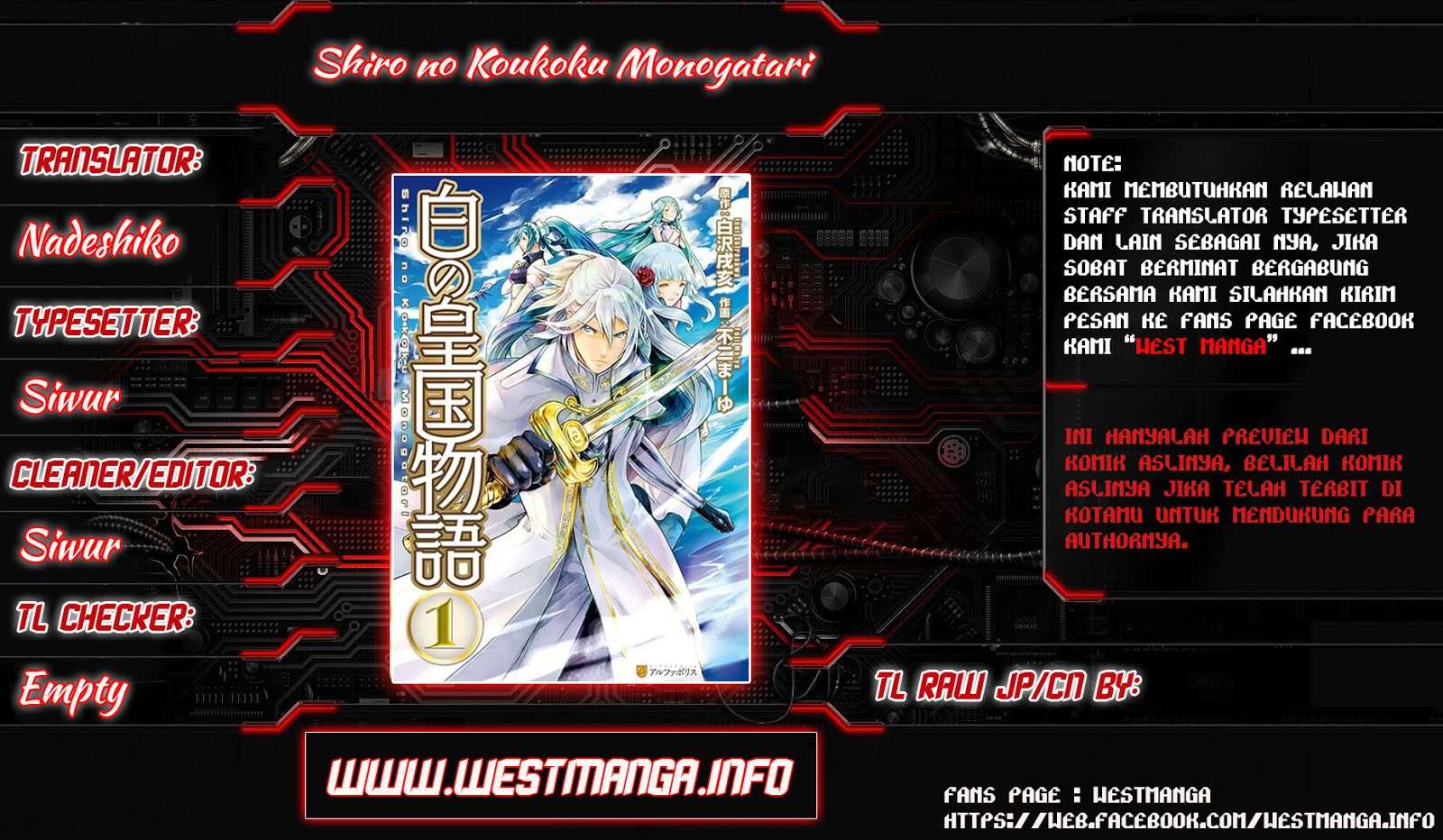 Shiro no Koukoku Monogatari Bab 60 halaman 20