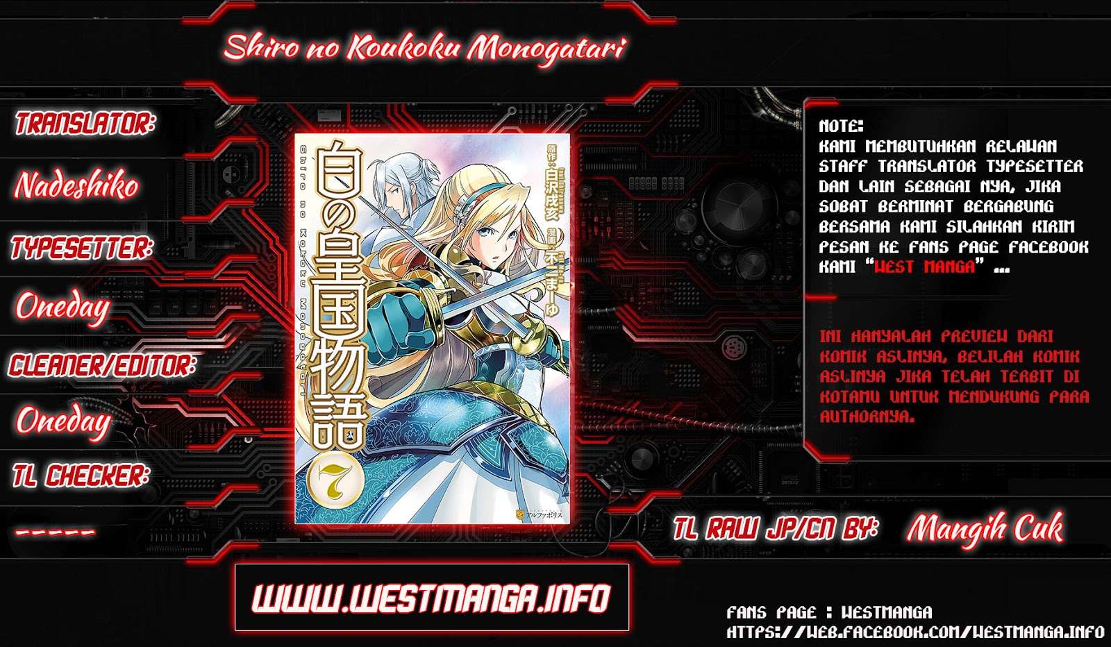 Shiro no Koukoku Monogatari Bab 62 halaman 2