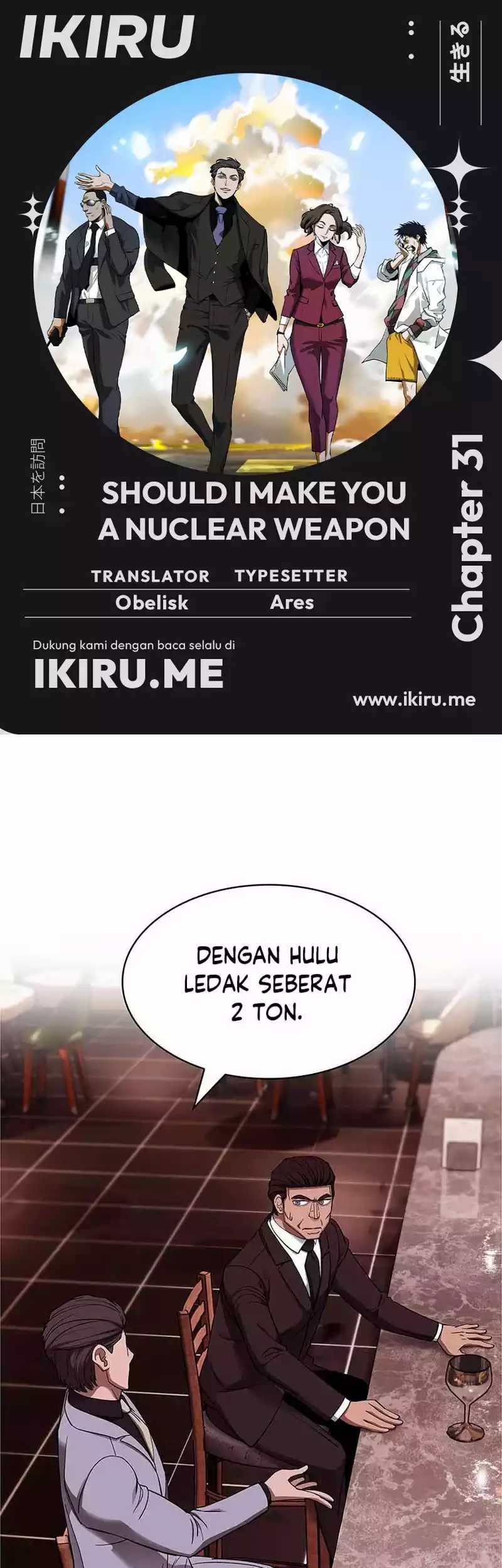 Should I Make You a Nuclear Weapon? chapter 31 halaman 2
