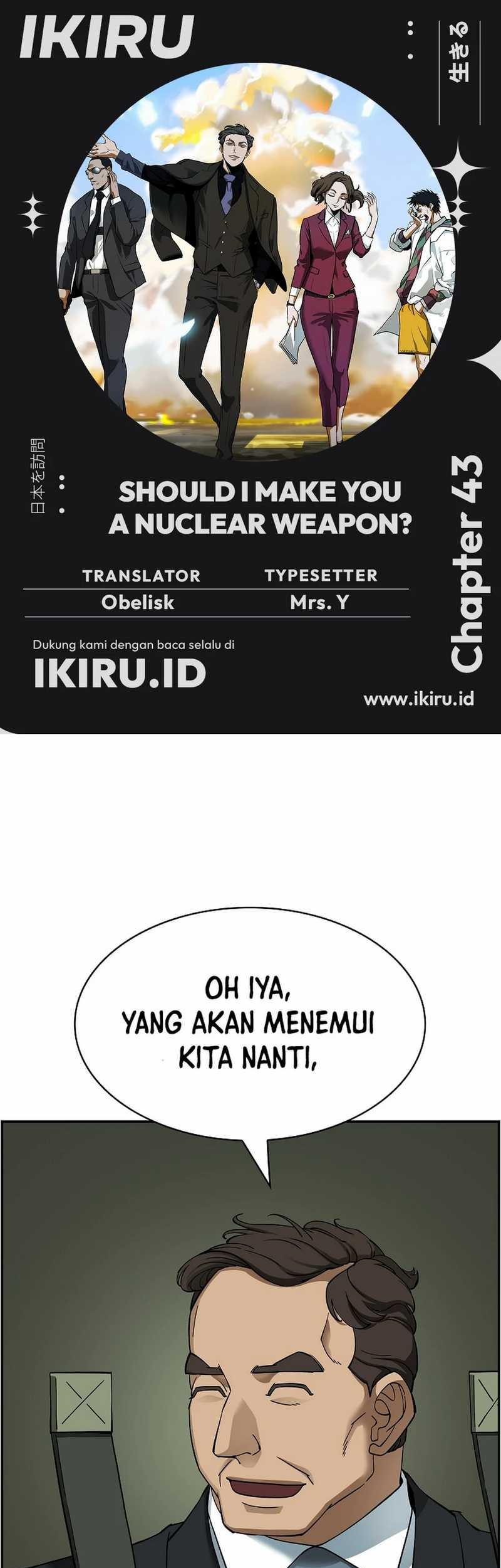 Should I Make You a Nuclear Weapon? chapter 43 halaman 1