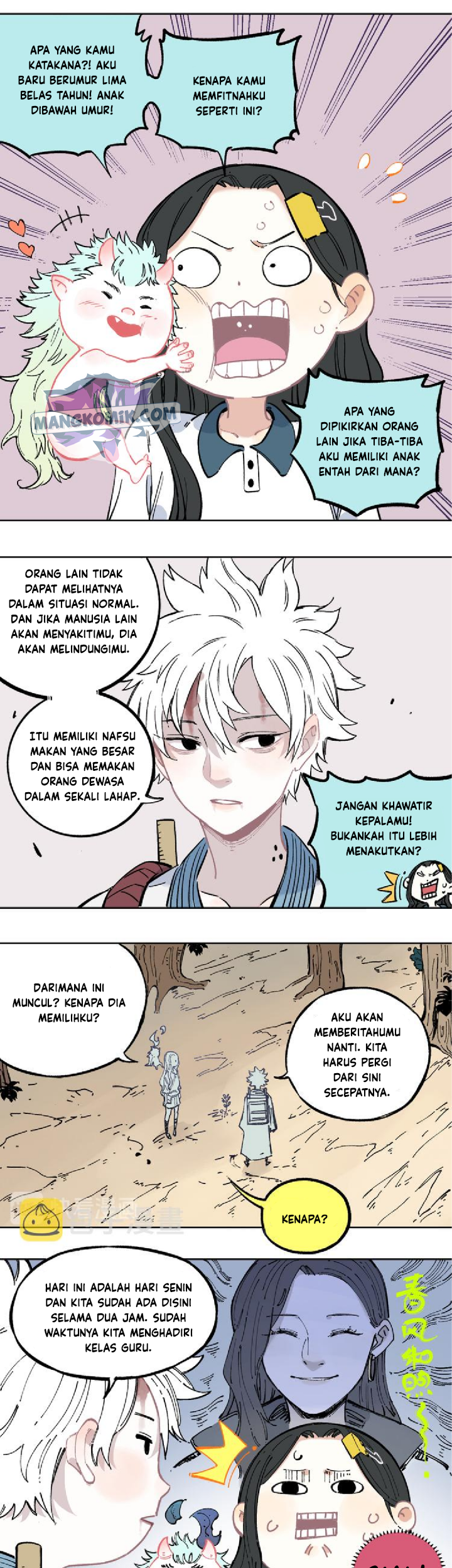 Siblings with a Mountain Man chapter 45 halaman 8