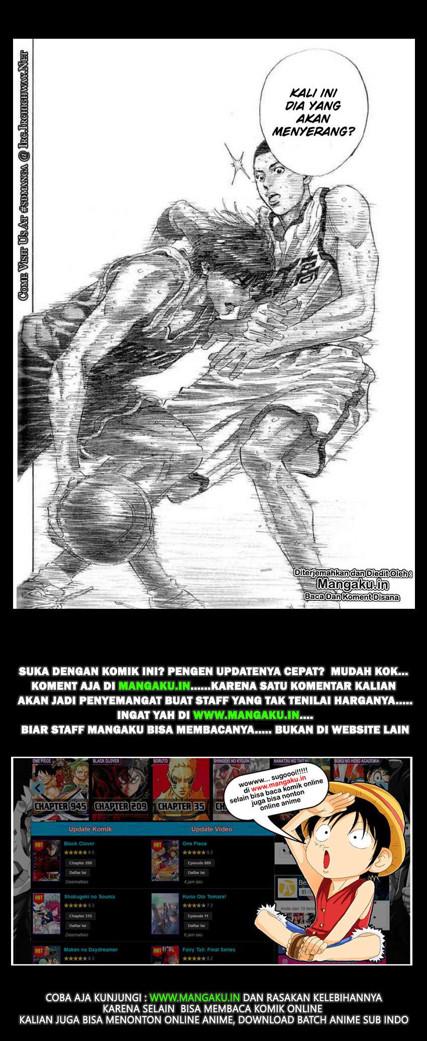 Slam Dunk Bab 259 halaman 19