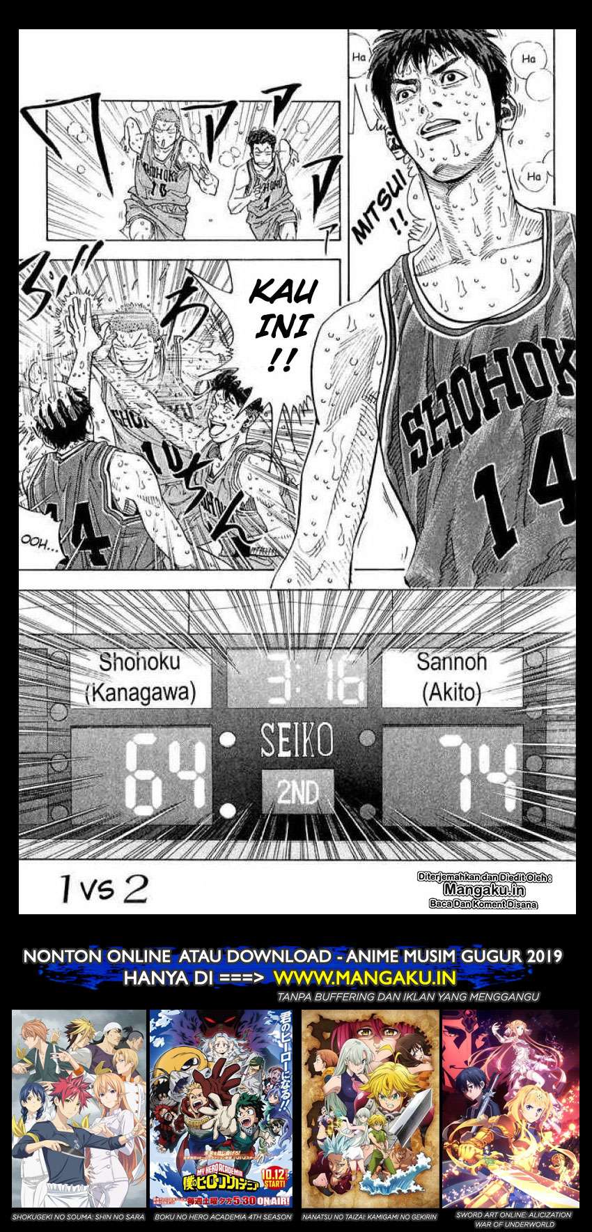 Slam Dunk Bab 262 halaman 2