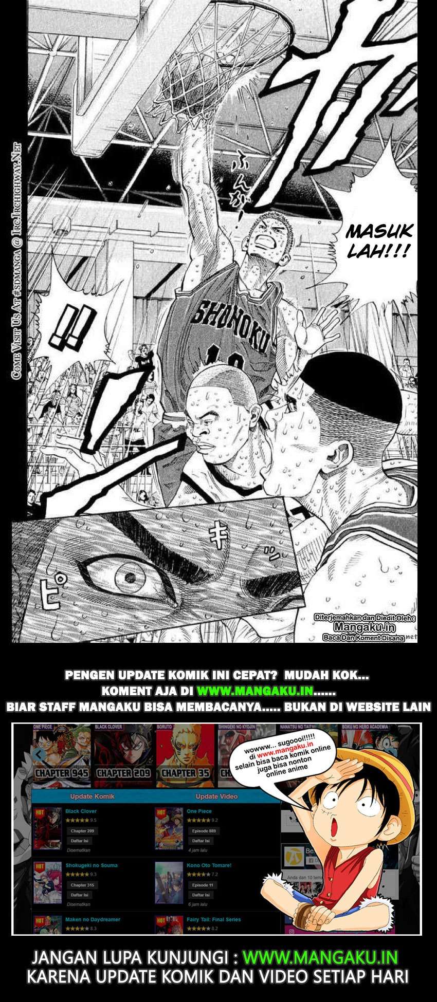 Slam Dunk Bab 268 halaman 19