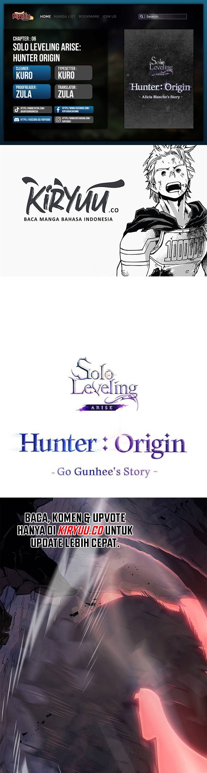 Solo Leveling ARISE: Hunter Origin chapter 6 halaman 1