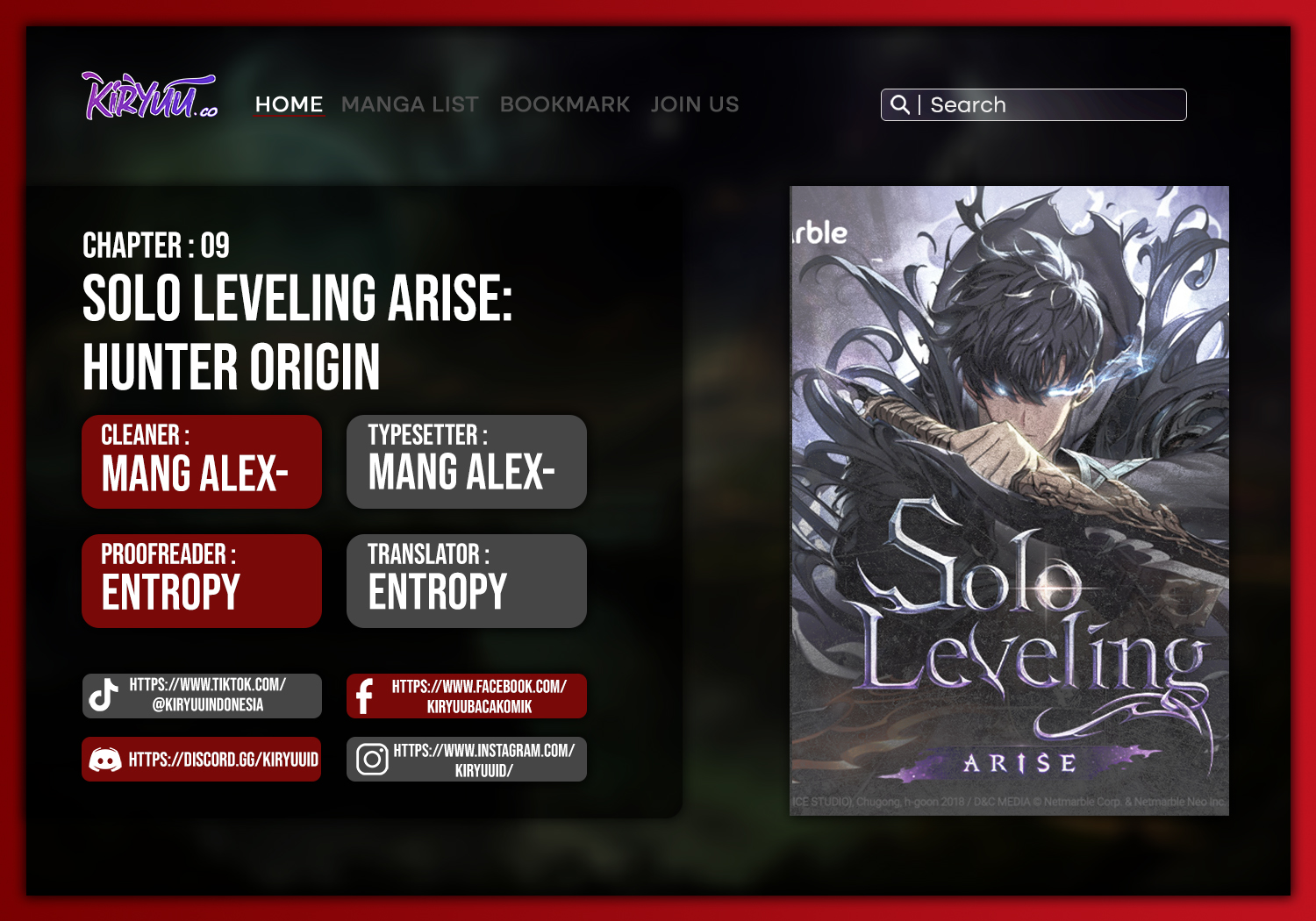 Solo Leveling ARISE: Hunter Origin chapter 9 halaman 1