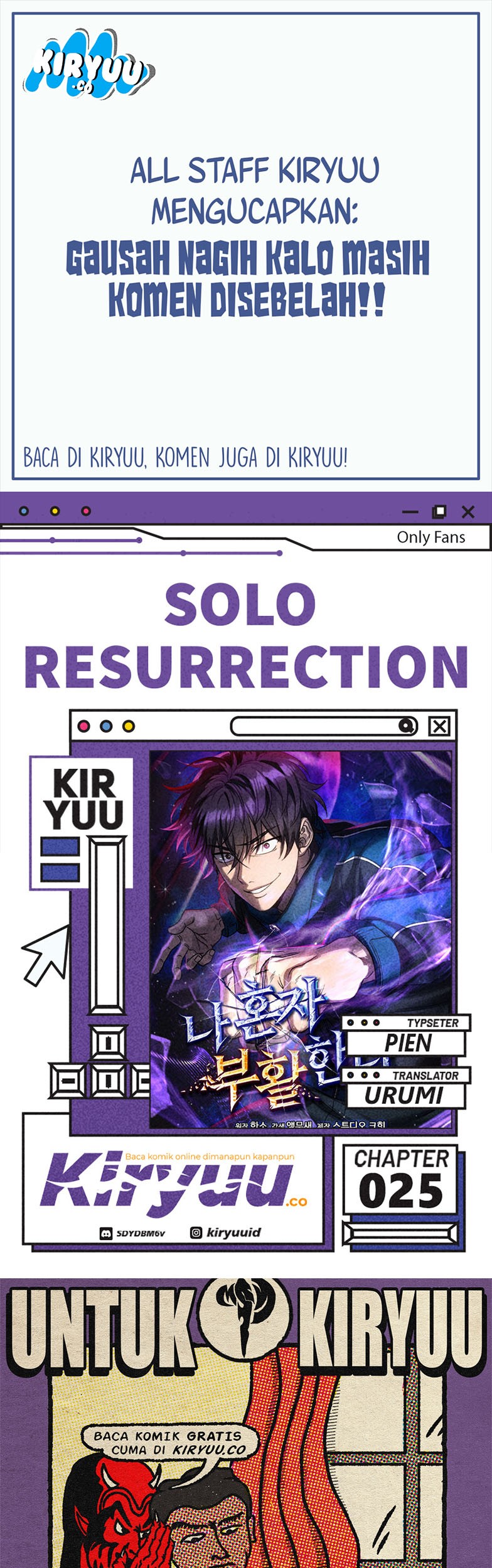 Solo Resurrection Bab 25 halaman 1