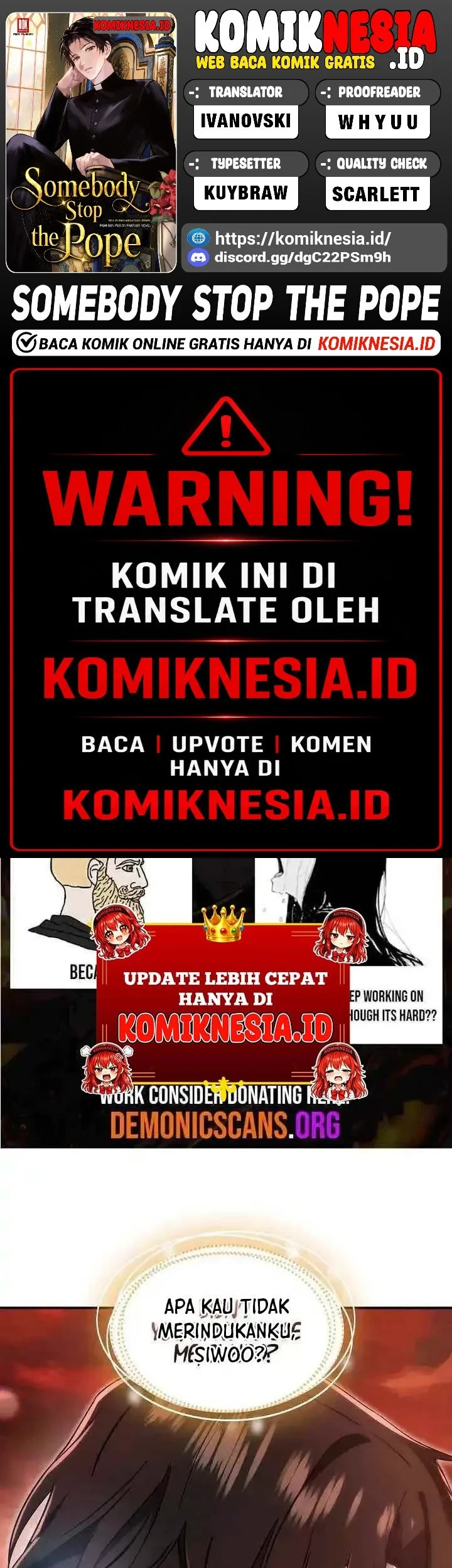 Somebody Stop the Pope Bab 76 halaman 1