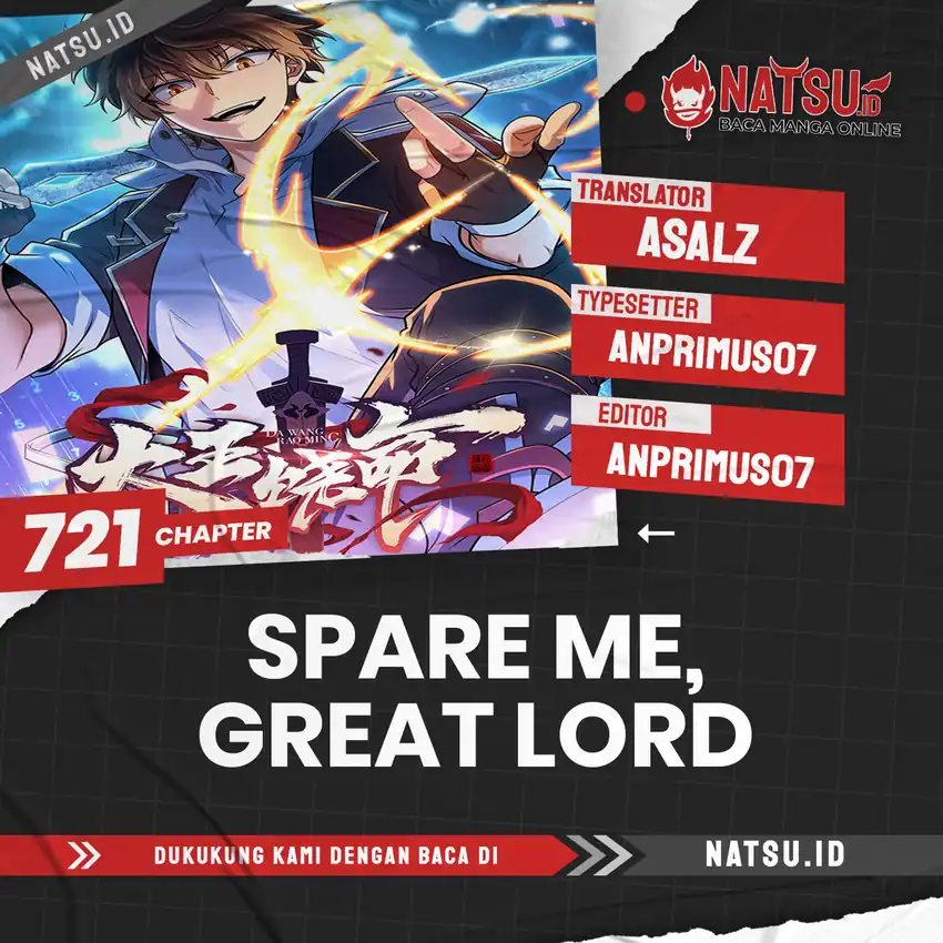 Spare Me, Great Lord! Bab 721 halaman 1