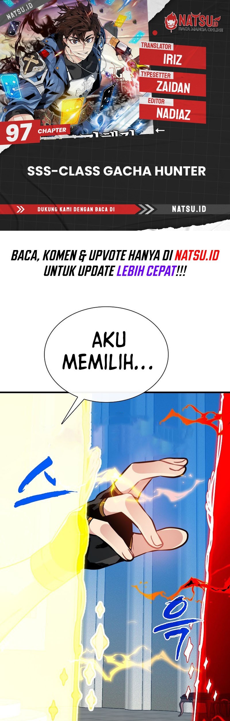 SSS-Class Gacha Hunter Bab 97 halaman 1