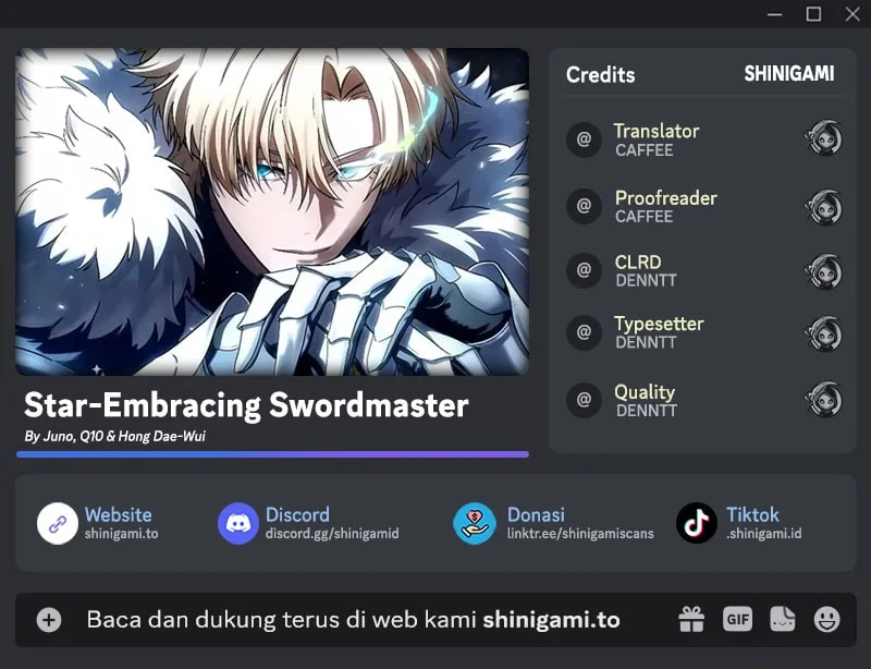 Star-Embracing Swordmaster Bab 101 halaman 1