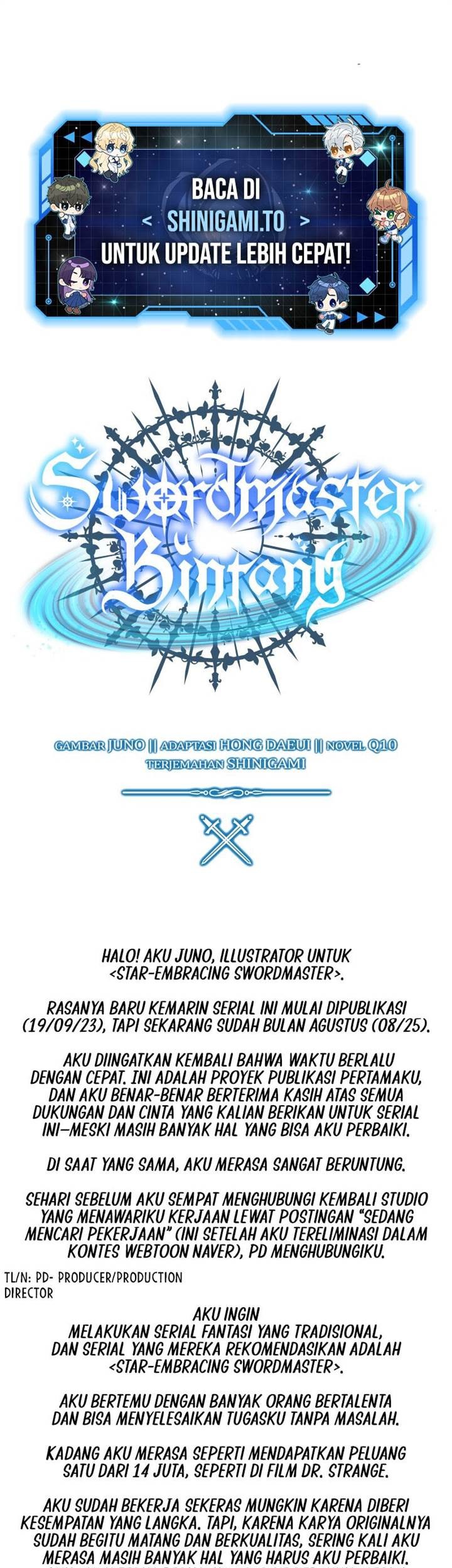 Star-Embracing Swordmaster Bab 96.5 halaman 1