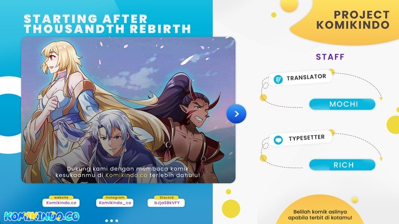 Starting After Thousandth Rebirth Bab 01 halaman 1