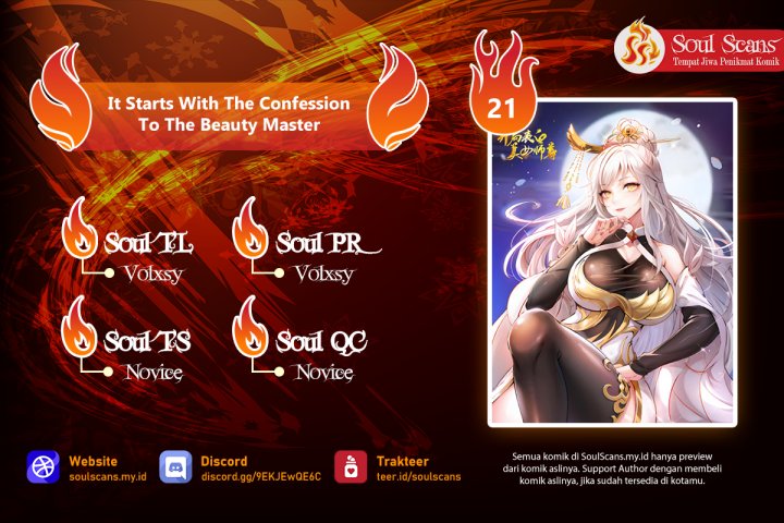 Starting With Confessing With the Beautiful Master chapter 21 halaman 1