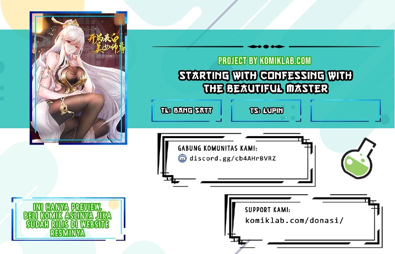 Starting With Confessing With the Beautiful Master chapter 9 halaman 1