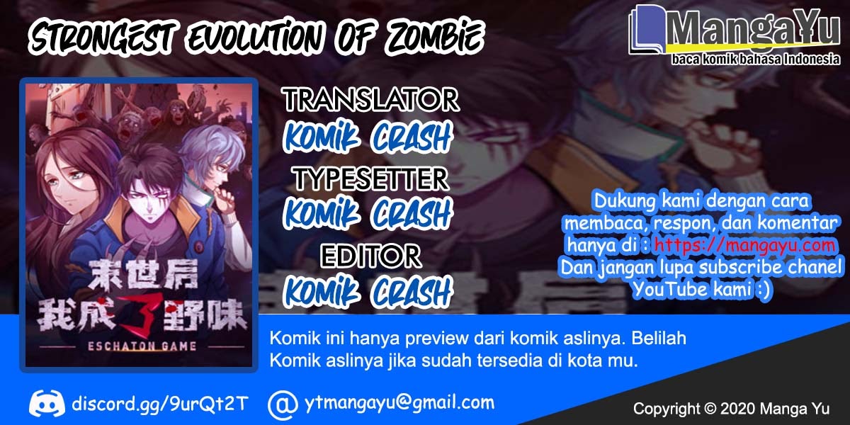 Strongest Evolution Of Zombie chapter 01 halaman 1