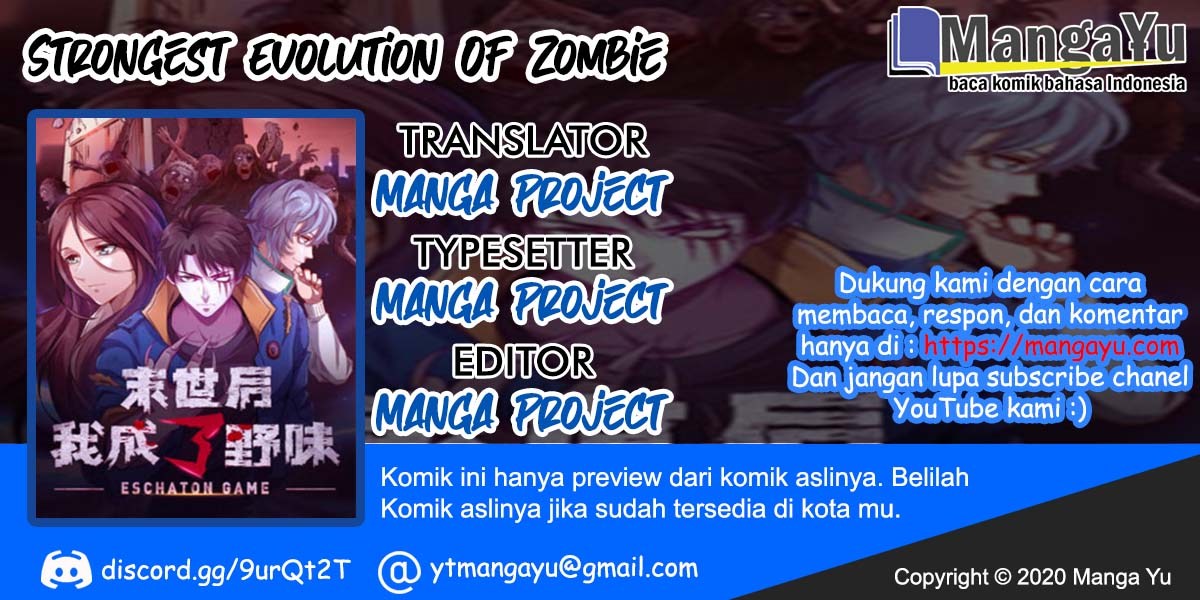 Strongest Evolution Of Zombie chapter 09 halaman 1