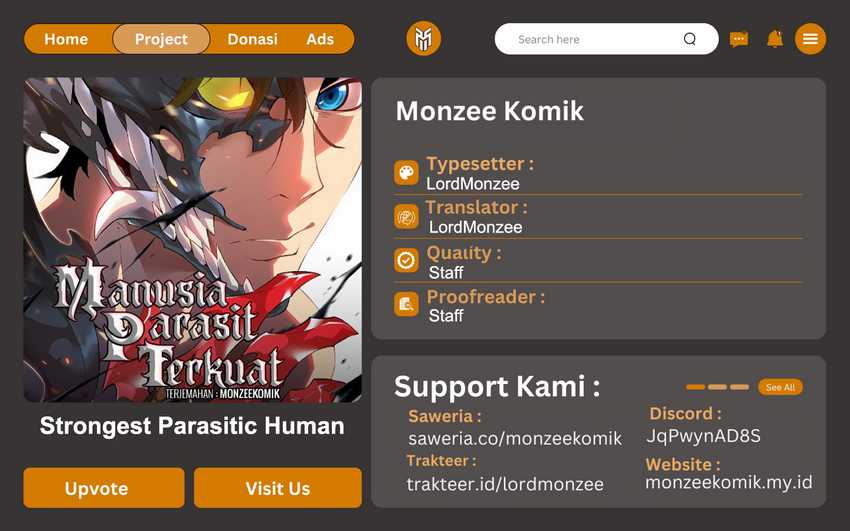 Strongest Parasitic Human chapter 3 halaman 1