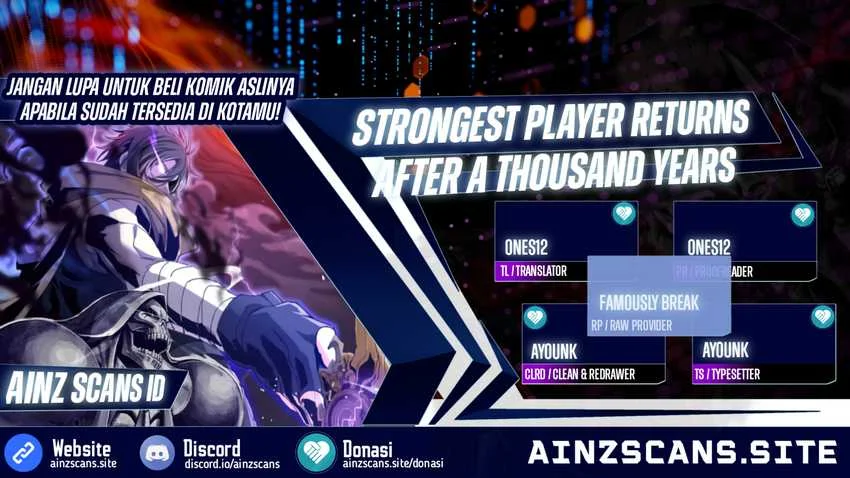 Strongest Player Returns After A Thousand Years Bab 7 halaman 1