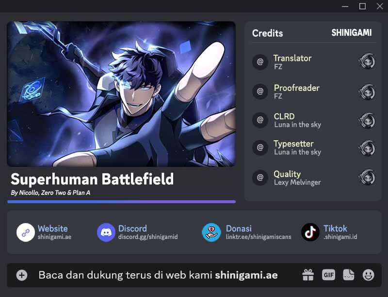Superhuman Battlefield Bab 116 halaman 1