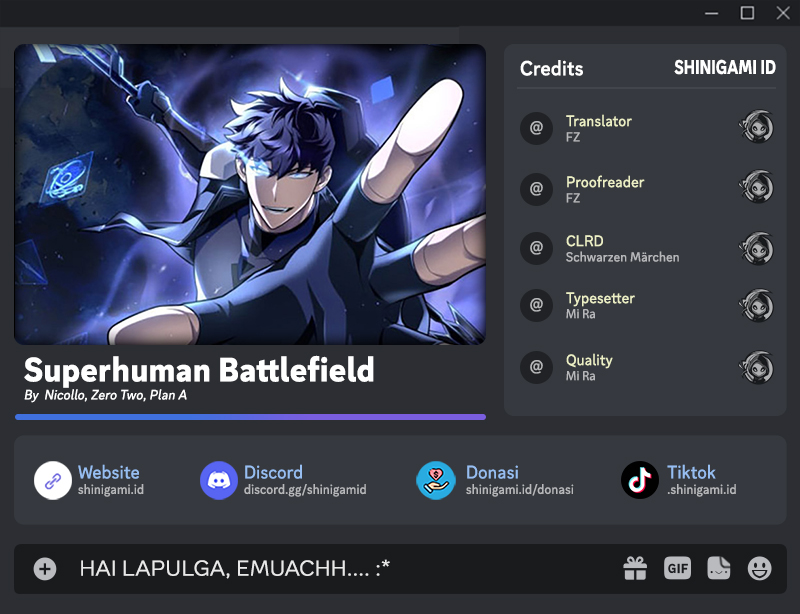Superhuman Battlefield chapter 50 halaman 1