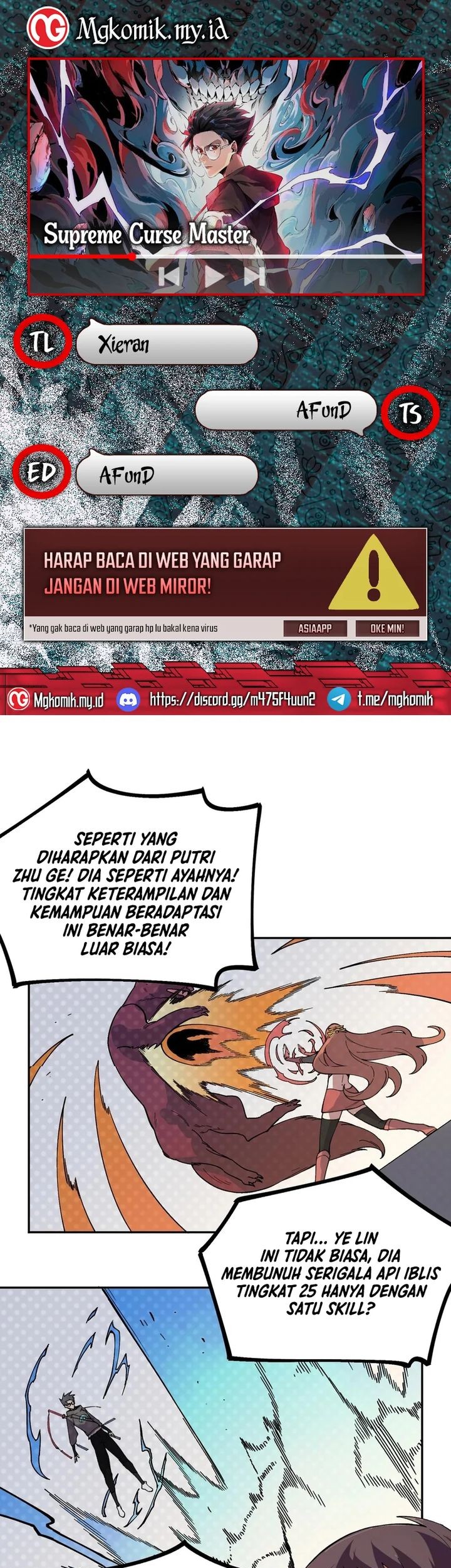 Supreme Curse Master Bab 16 halaman 1