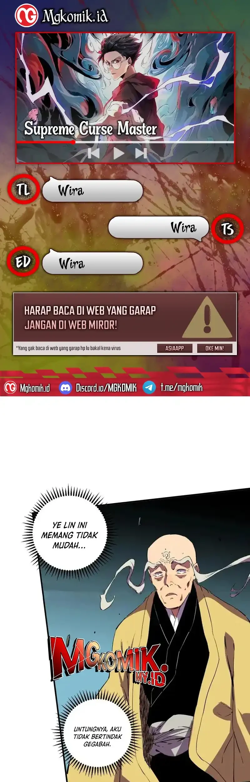 Supreme Curse Master Bab 38 halaman 1