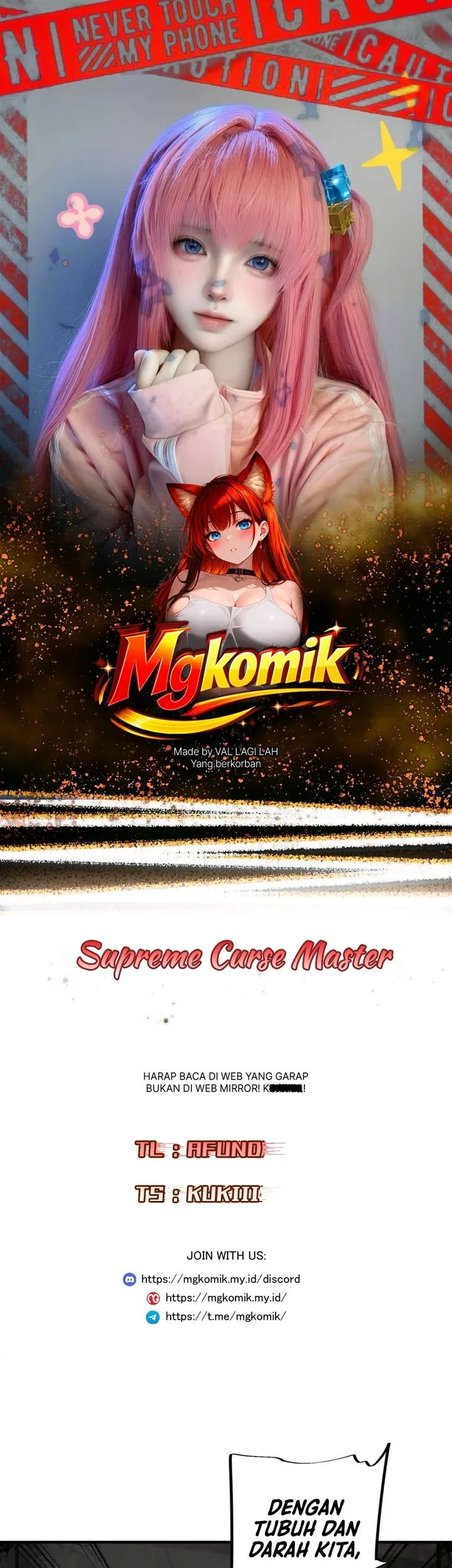 Supreme Curse Master chapter 55 halaman 1