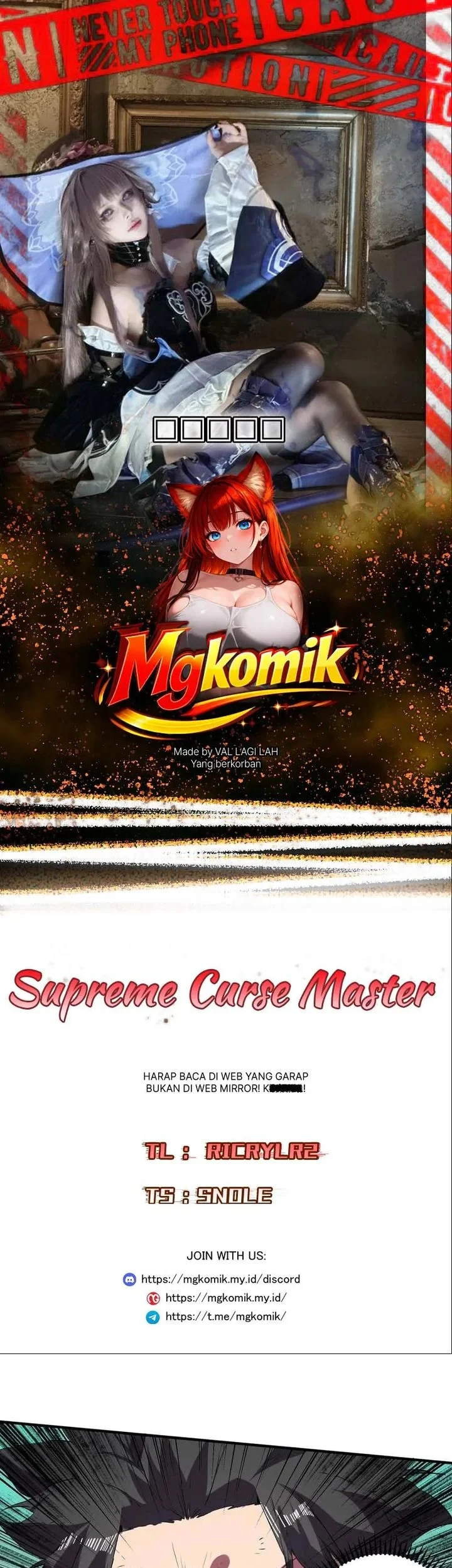 Supreme Curse Master Bab 71 halaman 1