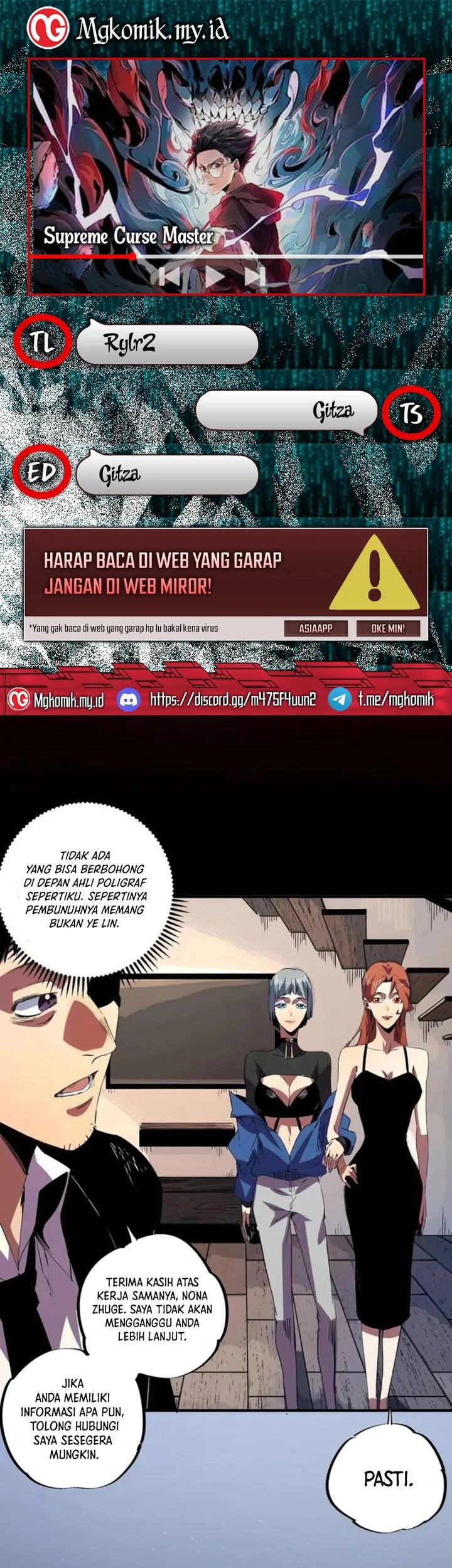 Supreme Curse Master chapter 8 halaman 1