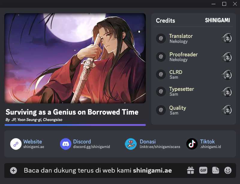 Surviving as a Genius on Borrowed Time Bab 05 halaman 1