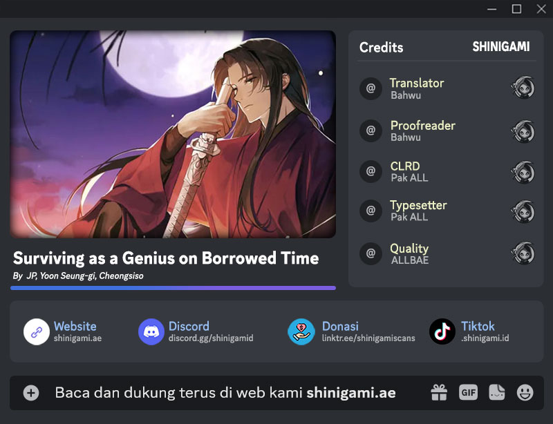 Surviving as a Genius on Borrowed Time Bab 20 halaman 1
