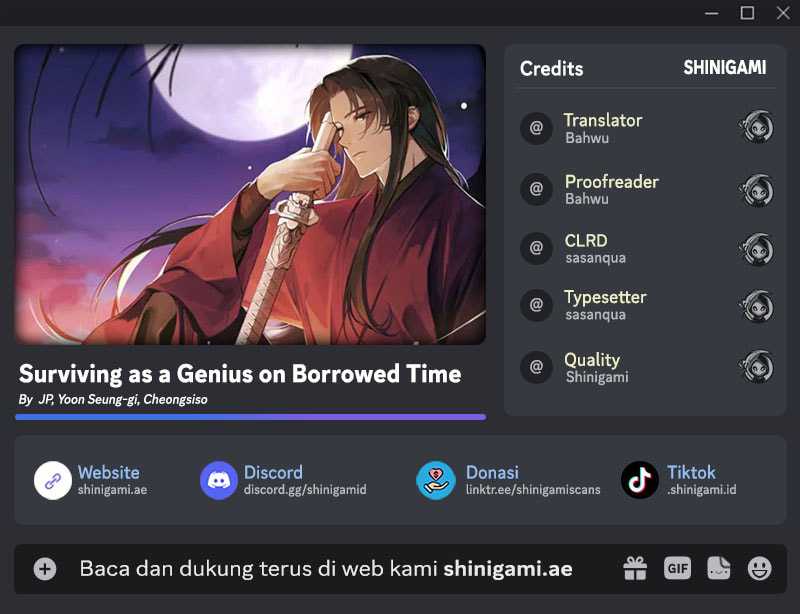 Surviving as a Genius on Borrowed Time Bab 29 halaman 1