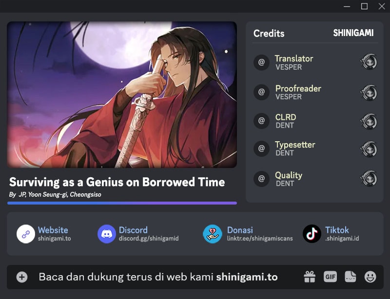 Surviving as a Genius on Borrowed Time Bab 48 halaman 1