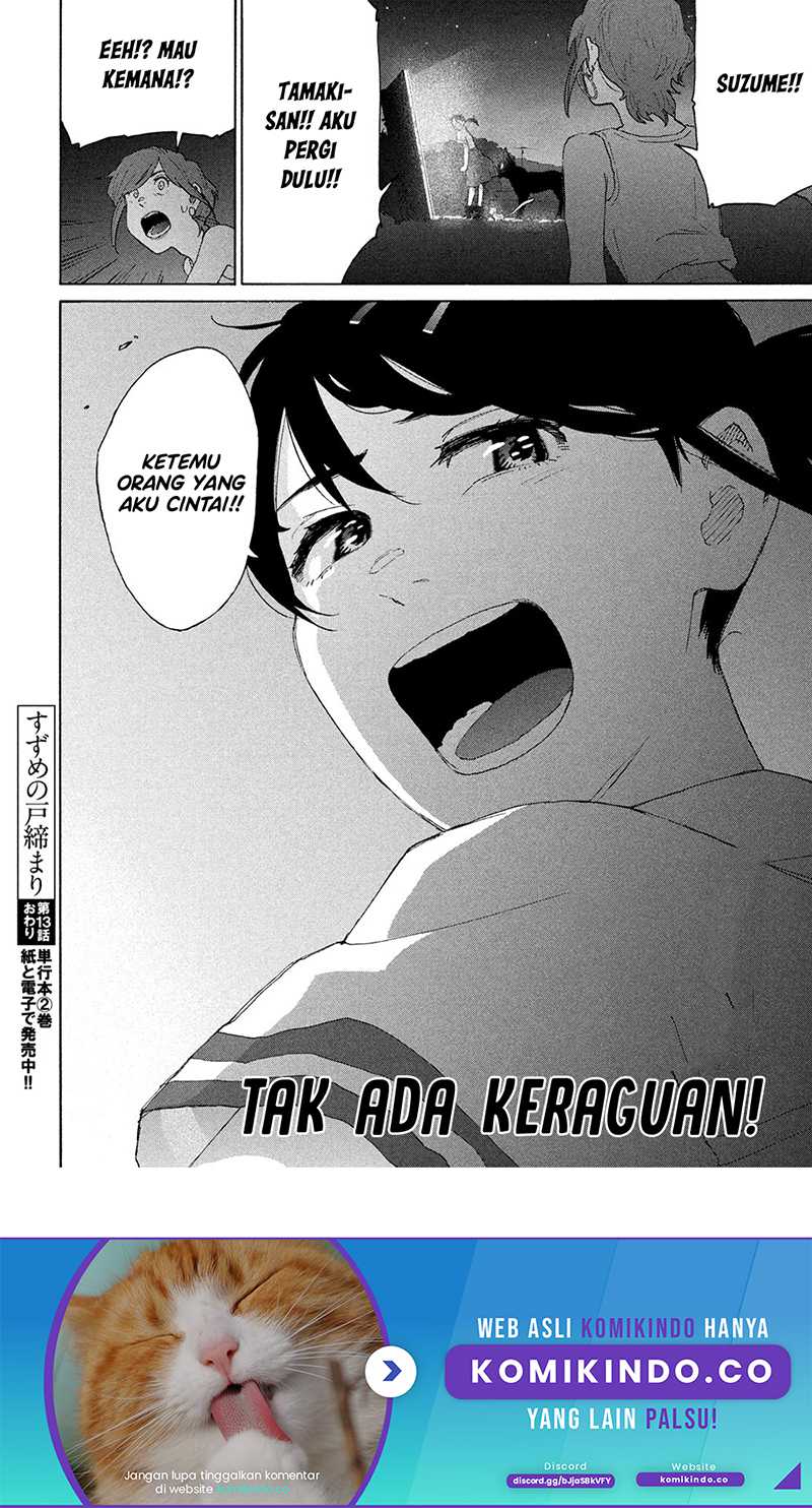 Suzume no Tojimari Bab 13 halaman 25