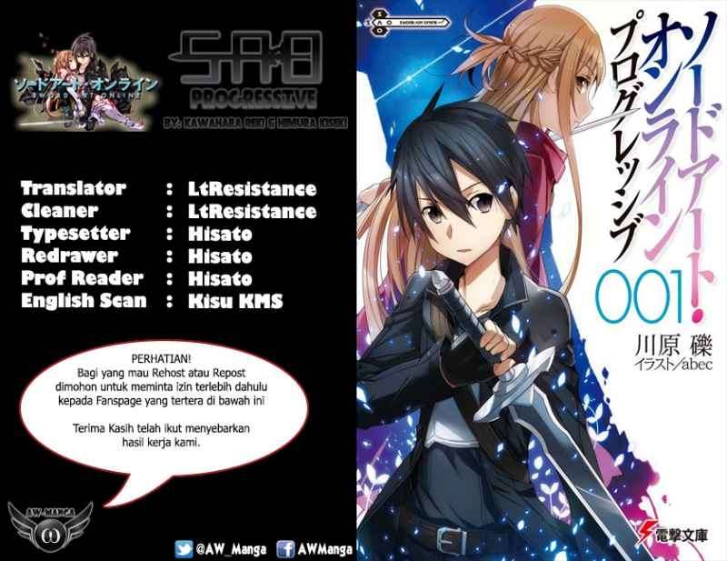 Sword Art Online – Progressive chapter 1 halaman 3