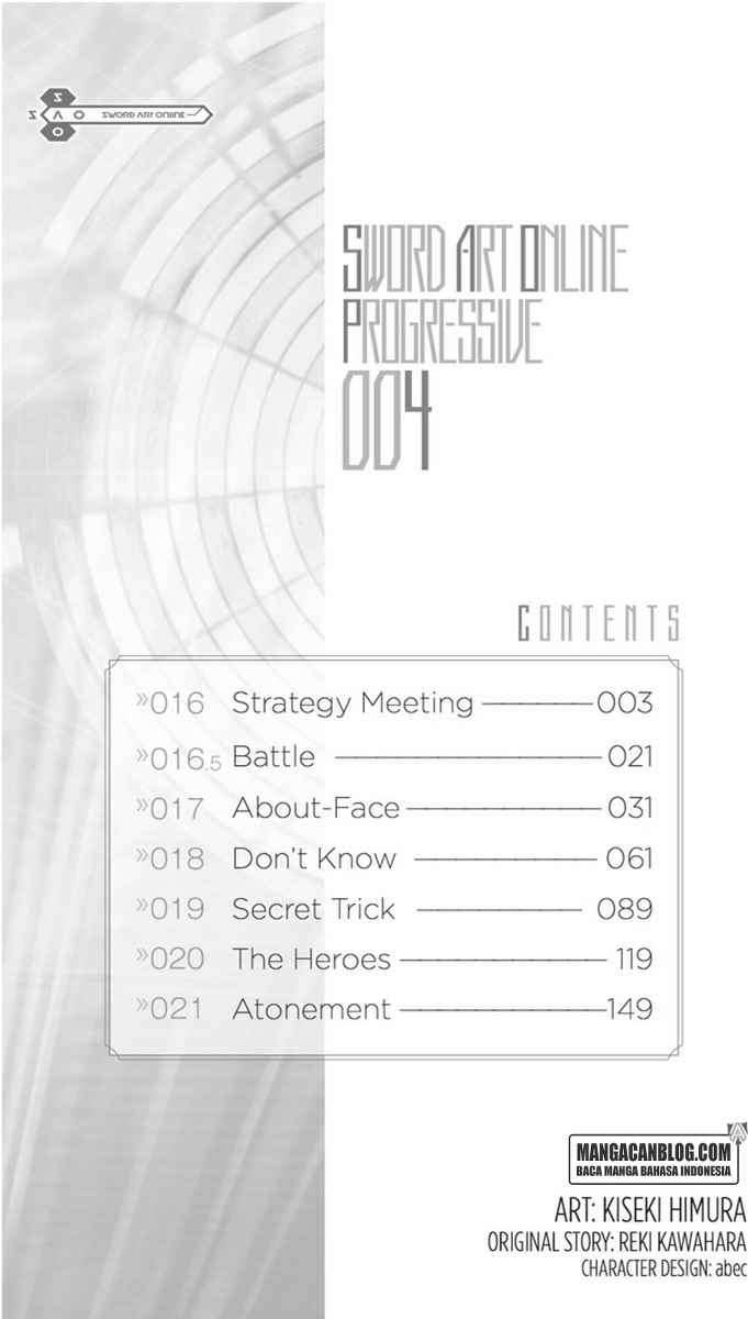Sword Art Online – Progressive chapter 16 halaman 3