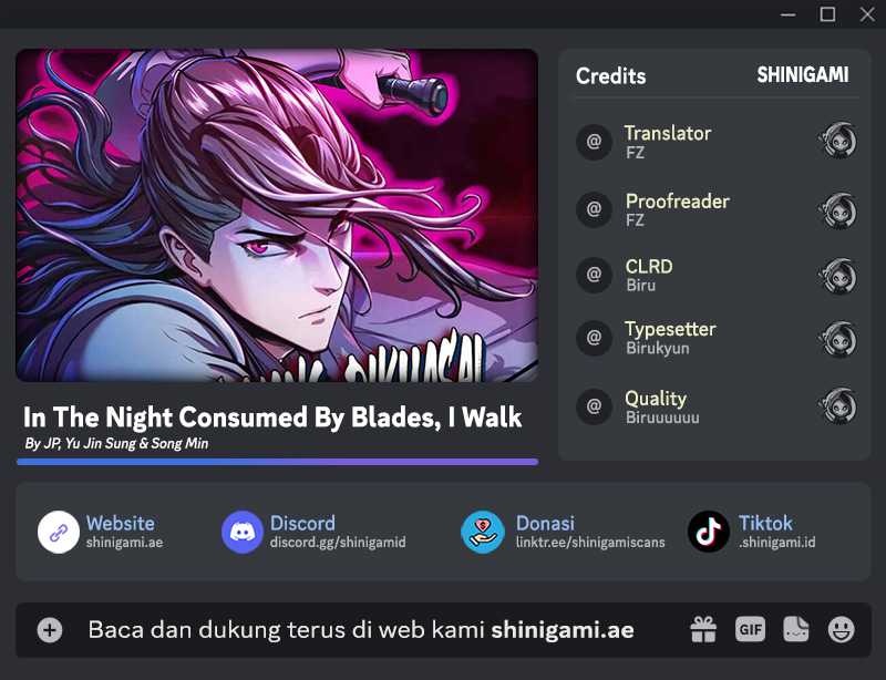 Sword Fanatic Wanders Through The Night chapter 103 halaman 1