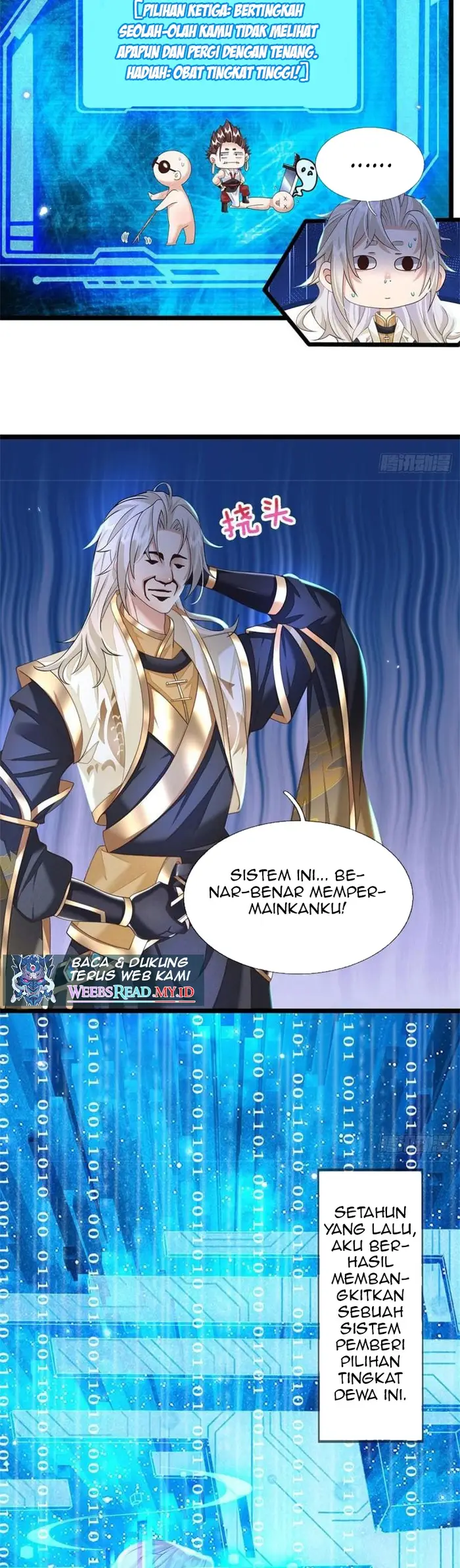 System God-Level Choice Bab 01 halaman 16