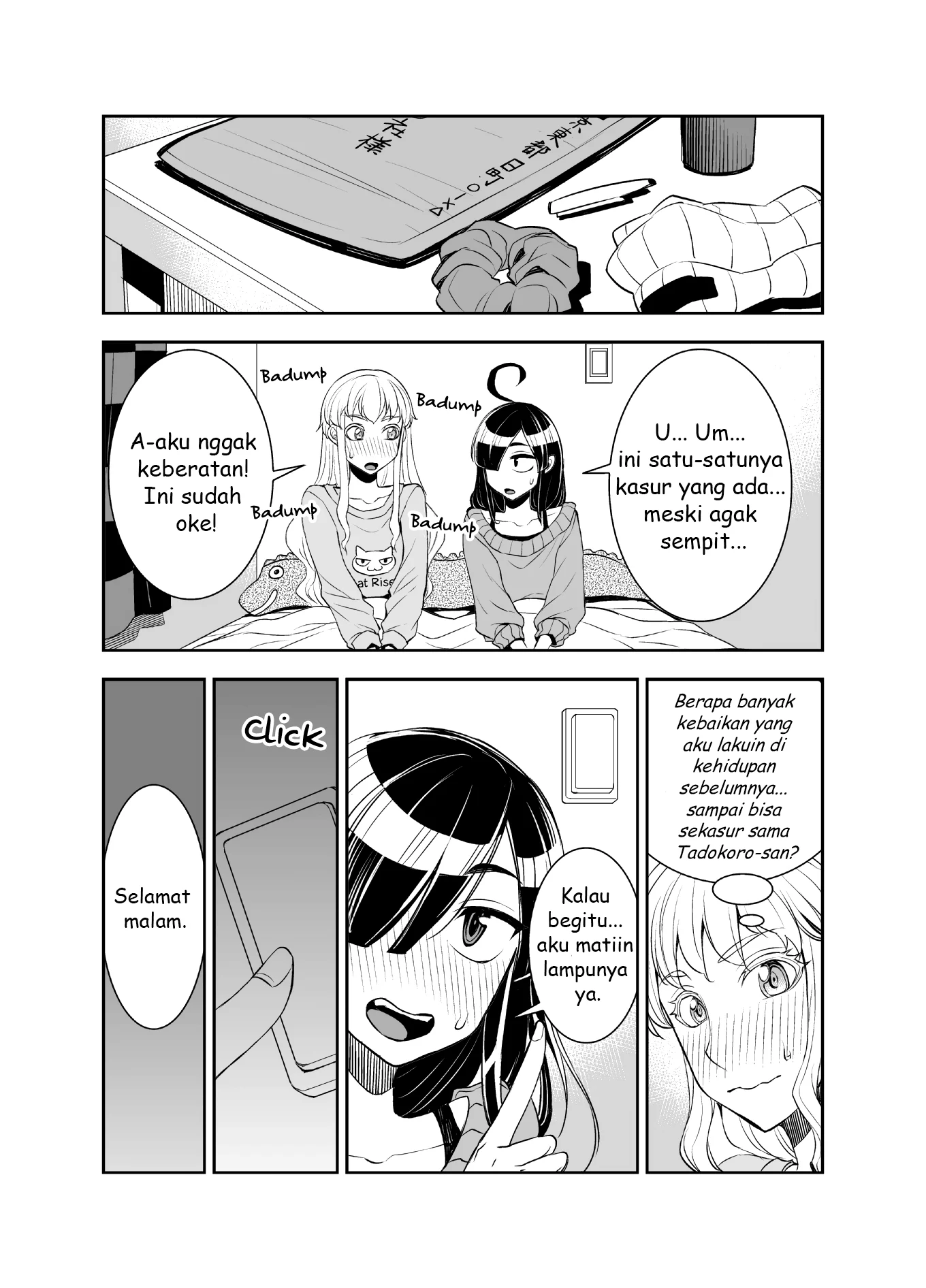 Tadokoro-san Bab 38 halaman 1