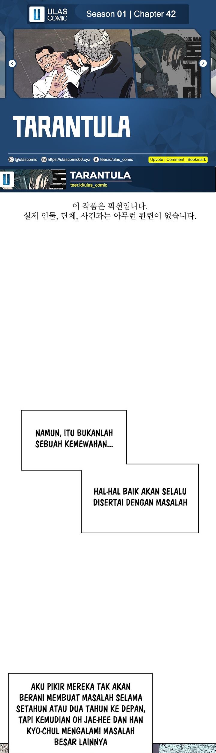 Tarantula Bab 42 halaman 1