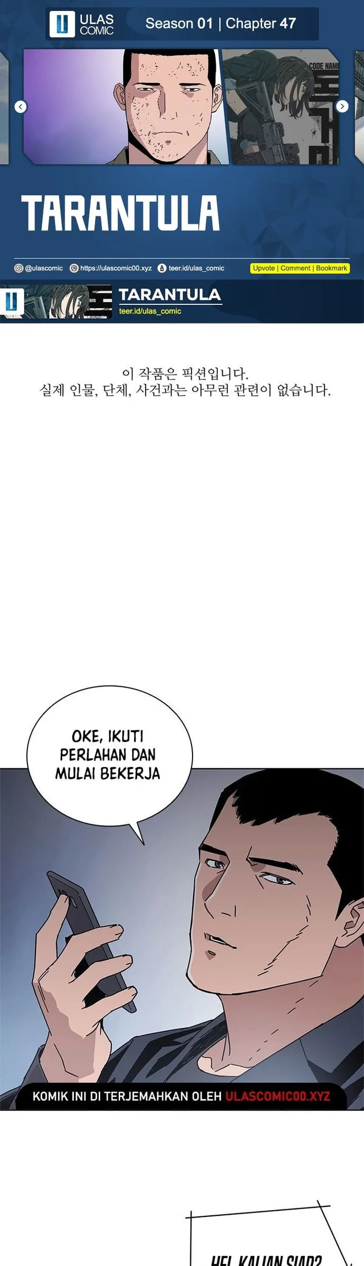 Tarantula Bab 47 halaman 1