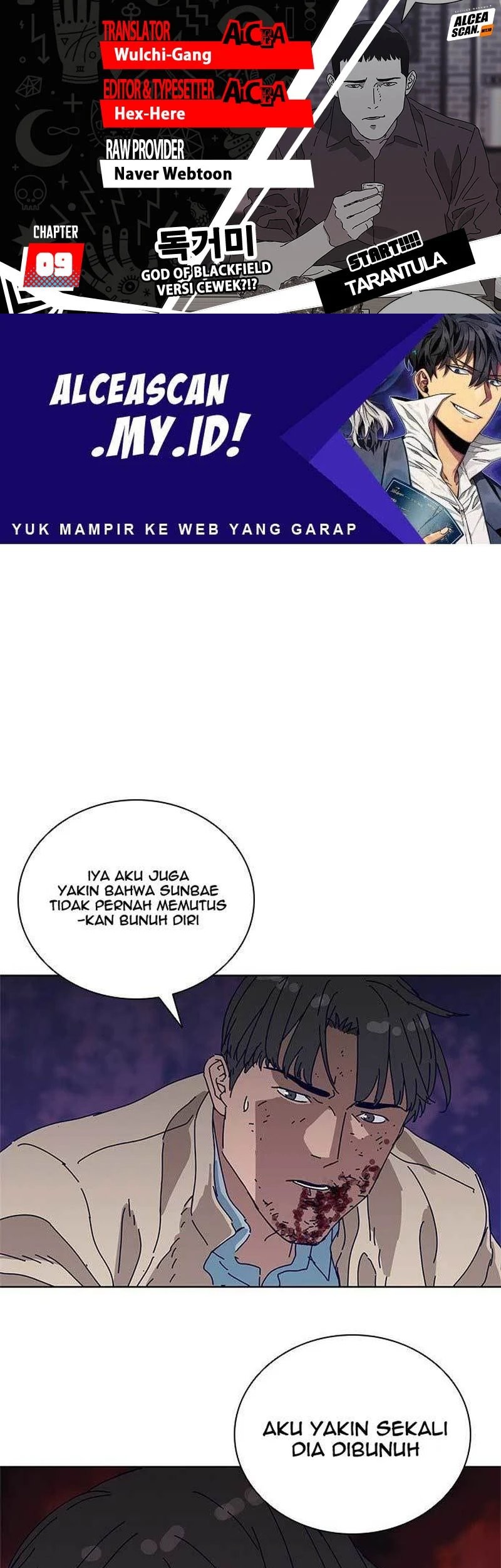 Tarantula Bab 9 halaman 1