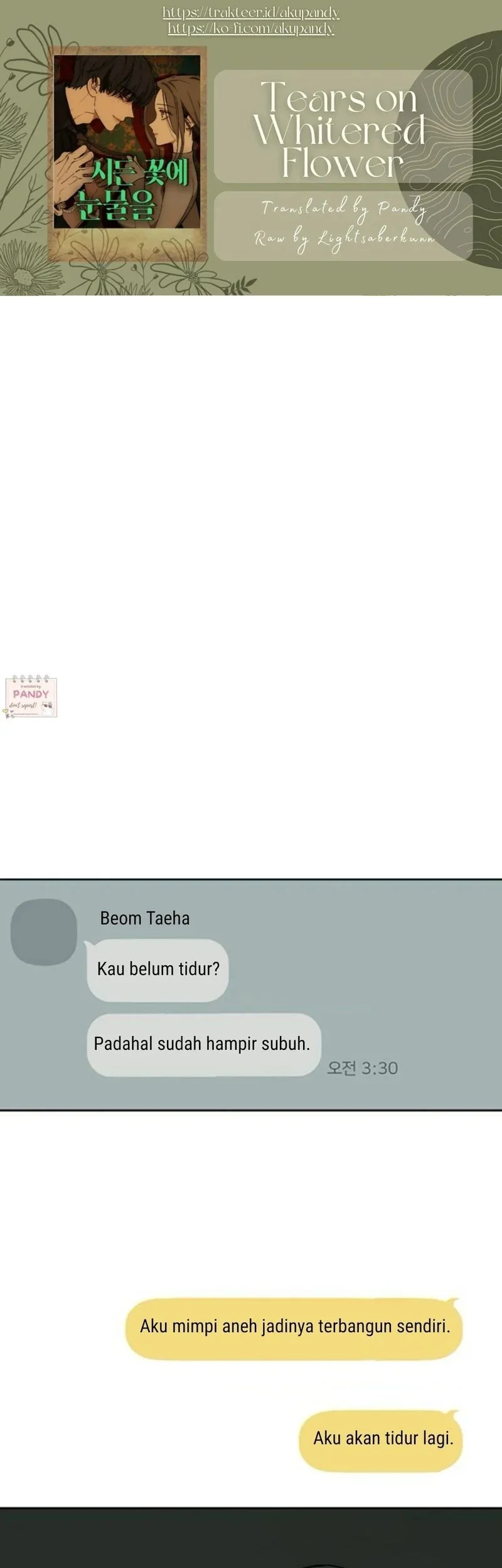 Tears on a Withered Flower Bab 71 halaman 1