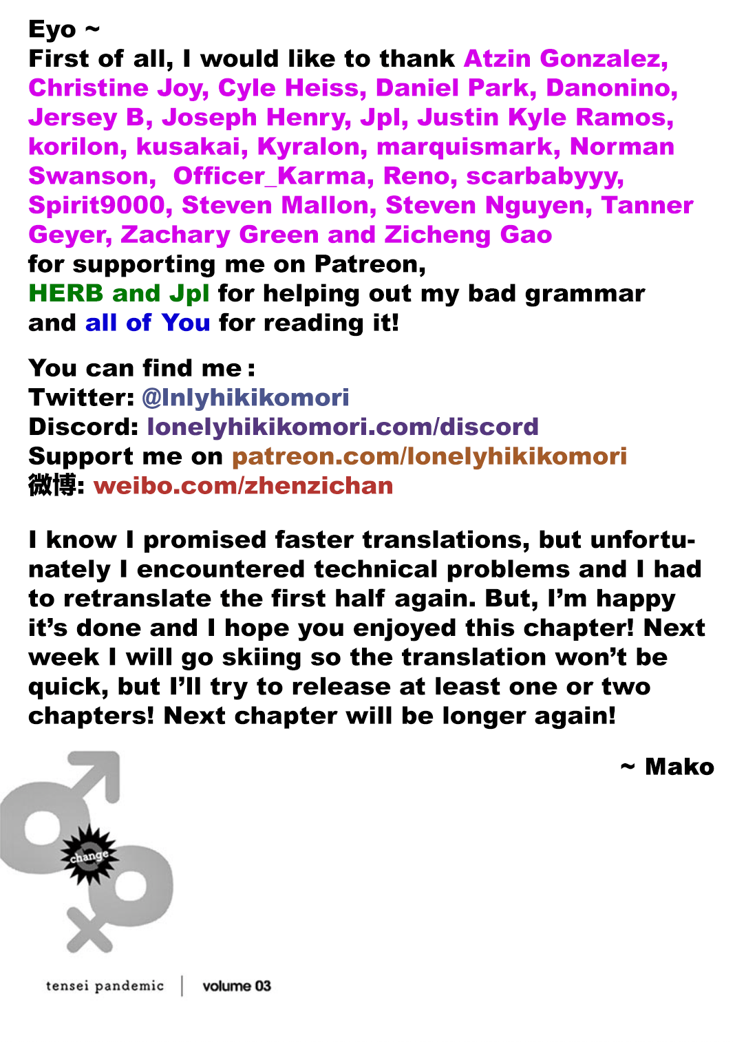 Tensei Pandemic chapter 17 halaman 21