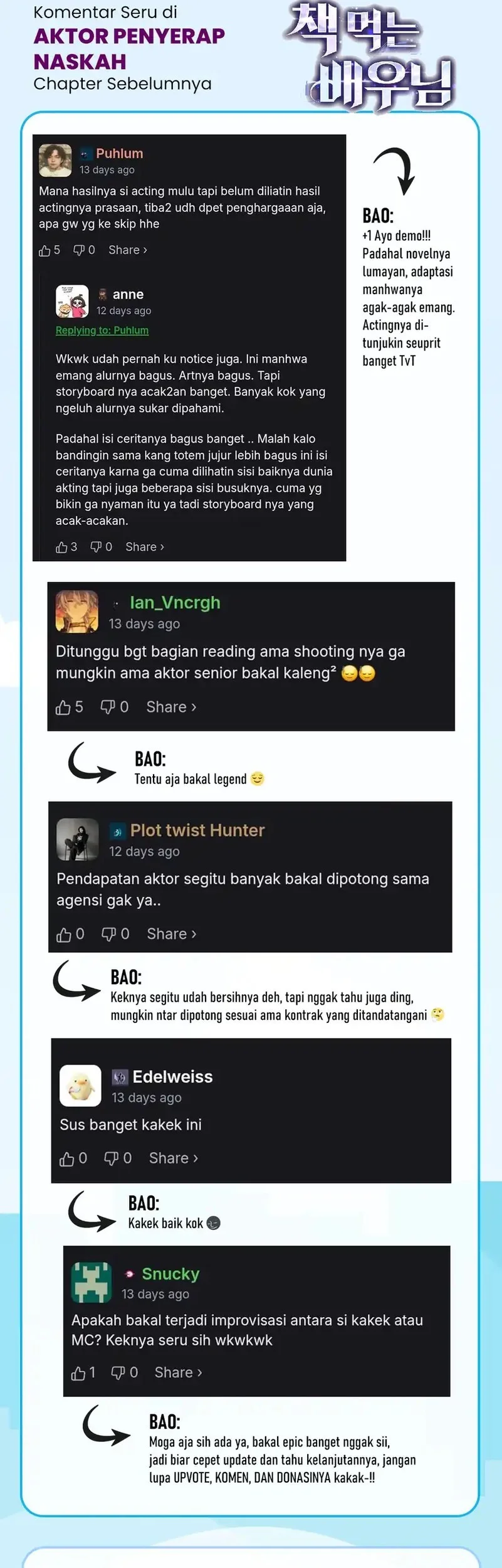 The Book-Eating Actor Bab 48 halaman 57
