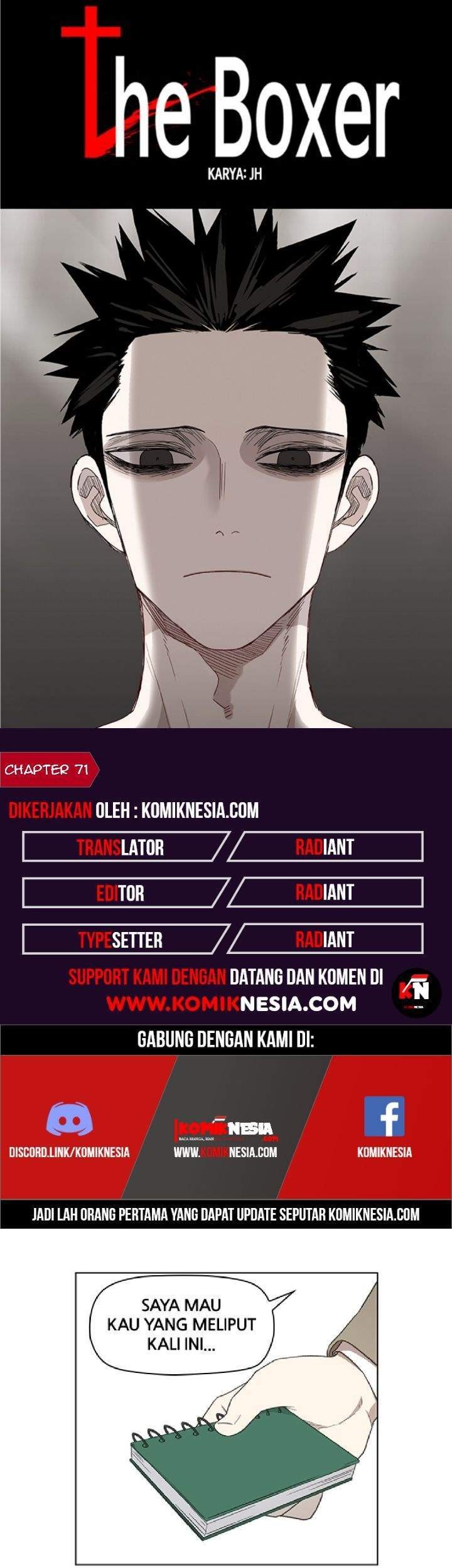 The Boxer chapter 71 halaman 1