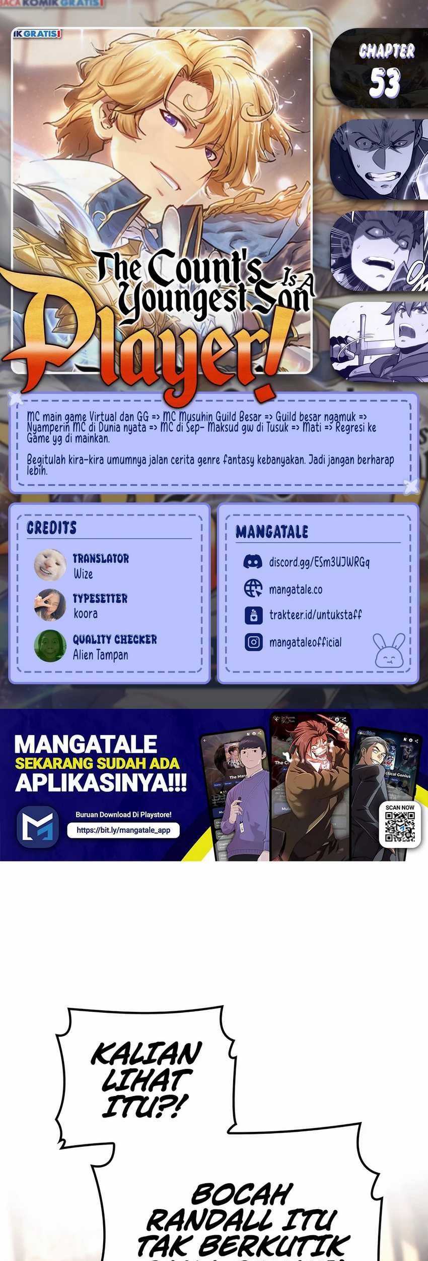 The Count’s Youngest Son Is A Player! chapter 53 halaman 1