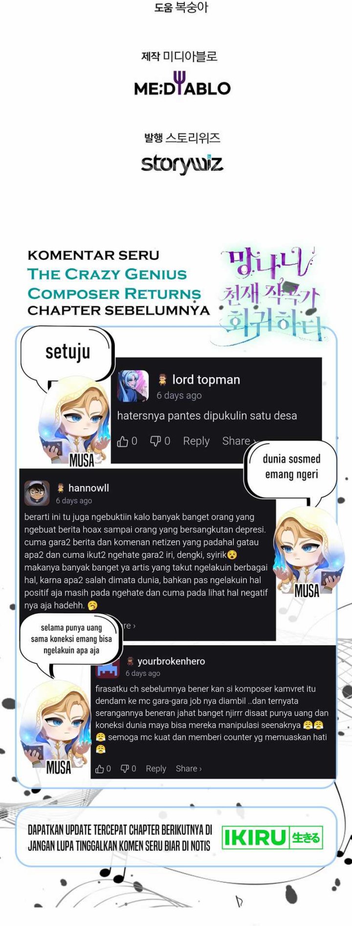 The Crazy Genius Composer Returns Bab 71 halaman 89